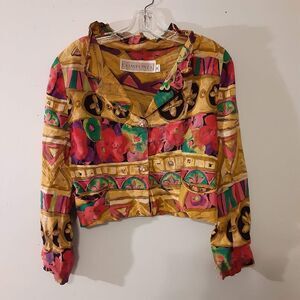 Vintage Marsha Brander Componix Thin Jacket Size 10